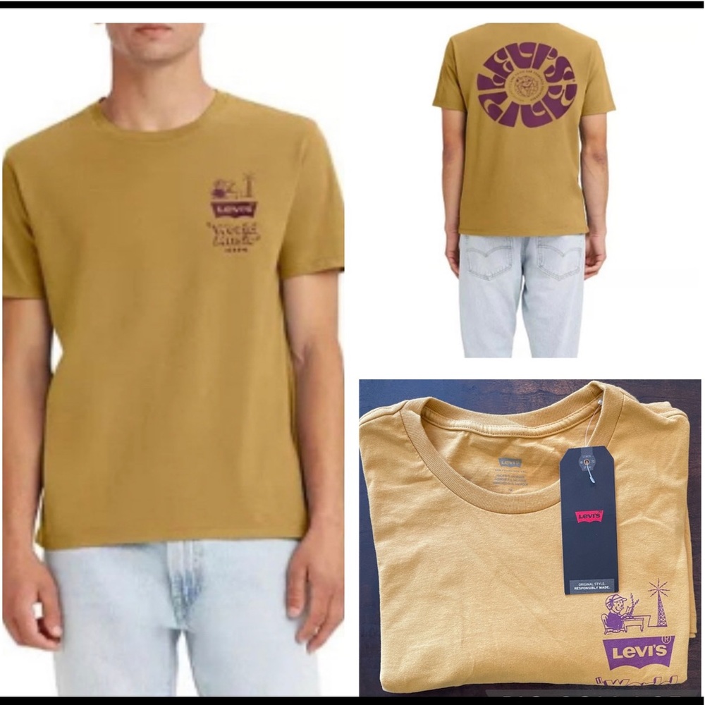 NWT Levi's World Music Tee | Size Medium